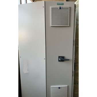 Seimens Sinamics G120X Convertor housed in a double bayed Rittall Cabinet